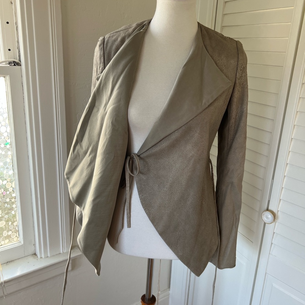 Wayne Distressed Suede Jacket - Picture 3 of 10